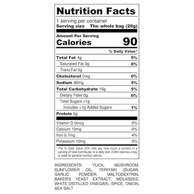 SNACKLINS Plant Based Crisps TERIYAKI - Gluten Free, Grain Free, 100% Kosher, Vegan Healthy Snacks, Crunchy Puffed Snack, Only 100 Calories Per Bag - .9oz Bag (Case of 48)