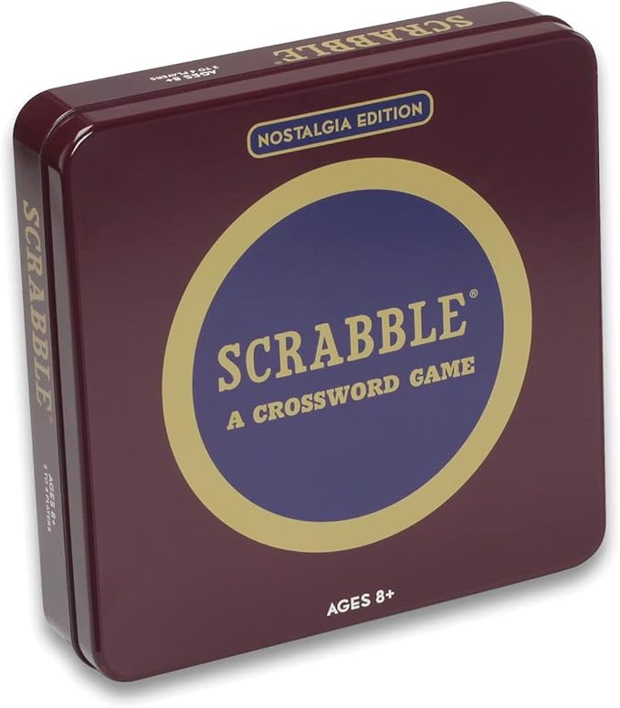 WS Game Company Scrabble Nostalgia Edition Board Game in Collectible Tin