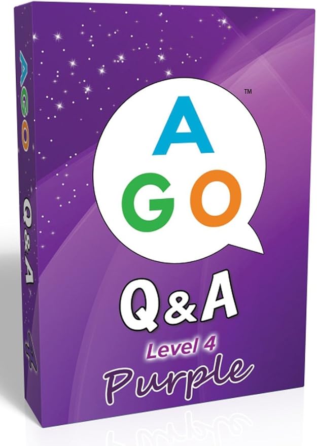 Q&A Purple (Level 4) ESL Card Game for Learning English