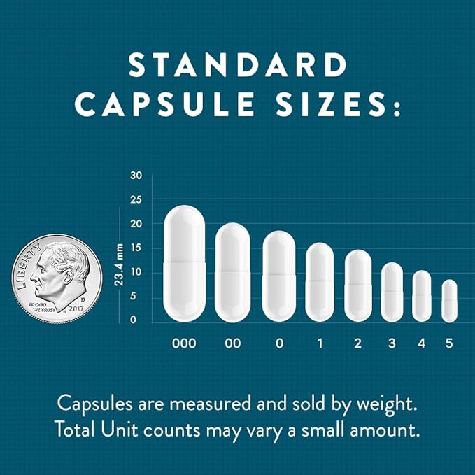 Purecaps USA - Empty Gelatin Pill Capsules Size 00| 1,000 Separated Pills| Orange | Non-GMO Certified | SLS, Gluten, Preservative Free