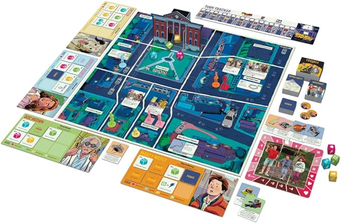 Funko Back to The Future - Back in Time Board Game for 2 - 4 players