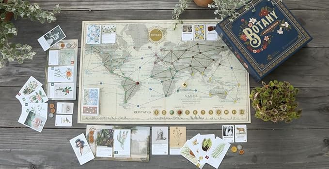 Botany Board Game | Family Strategy Game for Young Botanists and Adults | Ages 8+ | for 1-5 Players | Average Playtime 45-90 mins | Perfect for Family Game Night