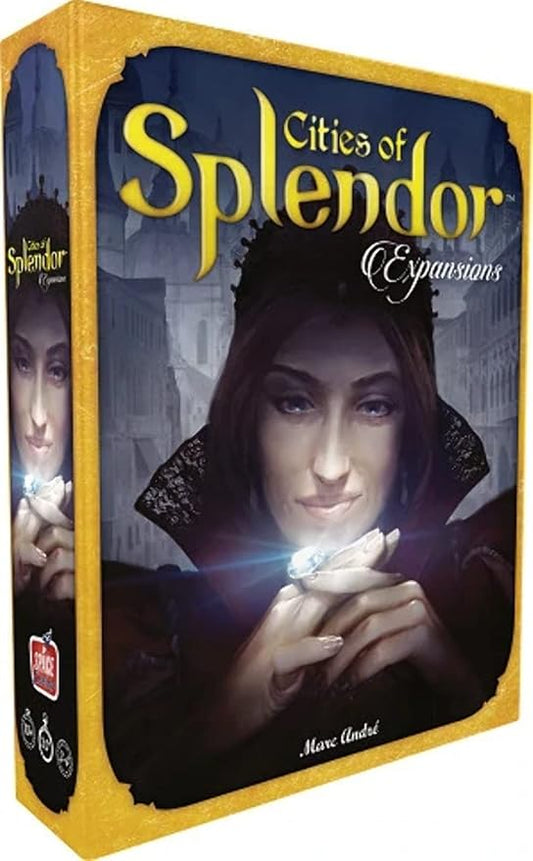Cities of Splendor Board Game EXPANSION - Strategy Game for Kids and Adults, Fun Family Game Night Entertainment, Ages 10+, 2-4 Players, 30-Minute Playtime, Made by Space Cowboys