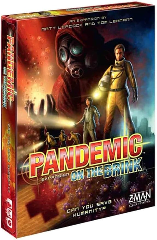 Pandemic on the Brink Board Game EXPANSION - Face New Challenges and Save Humanity! Cooperative Strategy Game for Kids and Adults, Ages 8+, 2-5 Players, 45 Minute Playtime, Made by Z-Man Games