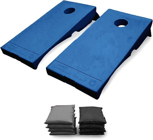 Driveway Games All Weather Corntoss Bean Bag Cornhole Yard Game Set for Indoor and Outdoor Use with 2 Target Boards and 8 Bean Bags