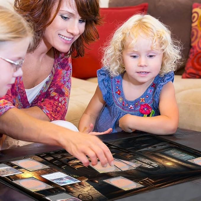 Playmat 24" x 14" Game Mats for MTG/TCG Cards, Medieval Inn Tavern