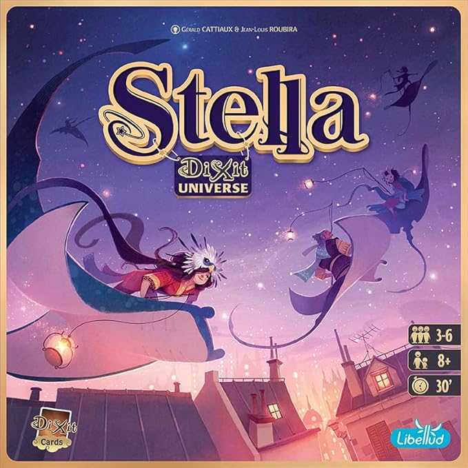 Stella: Dixit Universe Board Game - Competitive Sky Exploration Image Association Game, Strategic Guessing, Fun Family Game for Kids and Adults, Ages 8+, 3-6 Players, 30 Min Playtime, Made by Libellud