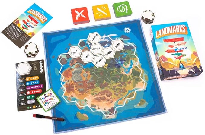 Landmarks | Cooperative Board Game for Adults and Kids | Fun Game for Family Game Night | Word Association Party Game | Ages 10 and up | 2-10 Players | Average Playtime 20 Minutes