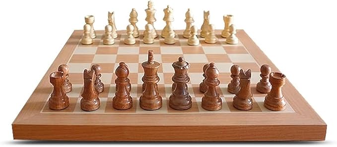 Air + Electronic Chess Set, A magnificently Full Wooden Wooden Chess Board with Extra Queens,LEDs, AI Adaptive Electronic Chess Set Game and App with Computer Chess Board