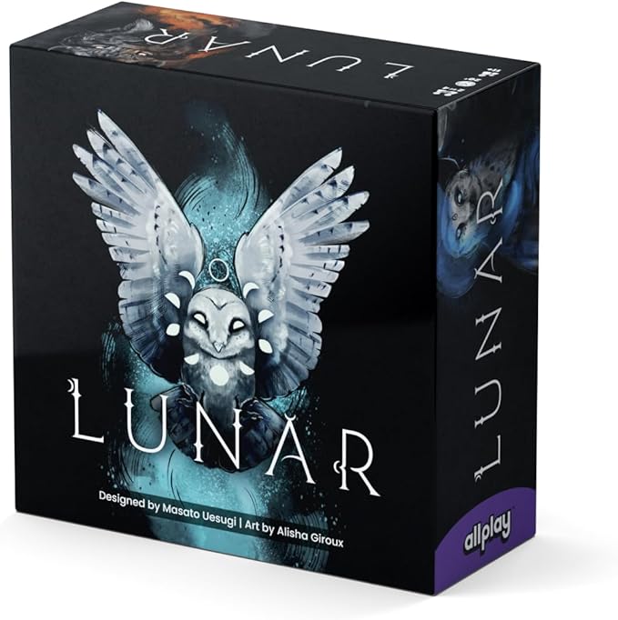 ALLPLAY Lunar Board Game - Easy-to-Learn Trick Taking Game with A Twist - Play Ranks and Suits On Seperate Cards - Great Card Game for Families - Small, Travel Size Board Game Form Factor