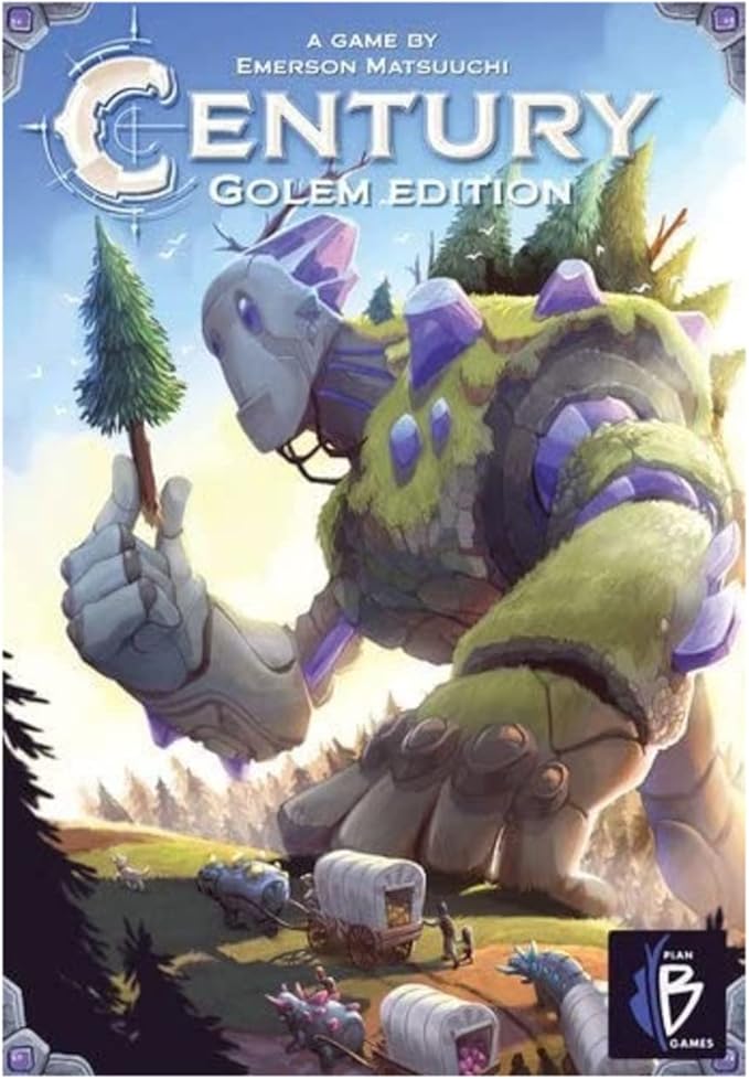 Century Golem Edition Board Game - Journey Along The Golem Road in Caravania! Strategy Game for Kids & Adults, Ages 8+, 2-4 Players, 30-45 Minute Playtime, Made by Plan B Games