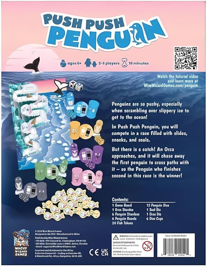 Wacky Wizard Games: Push Push Penguin The Board Game