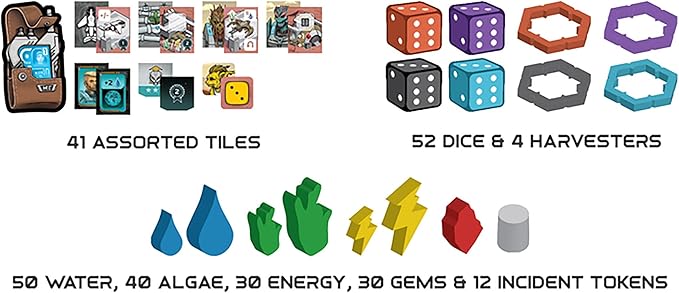 Renegade Game Studios Circadians: First Light Second Edition - Strategy Boardgame, Ages 14+, 1-4 Players, 60-90 Min