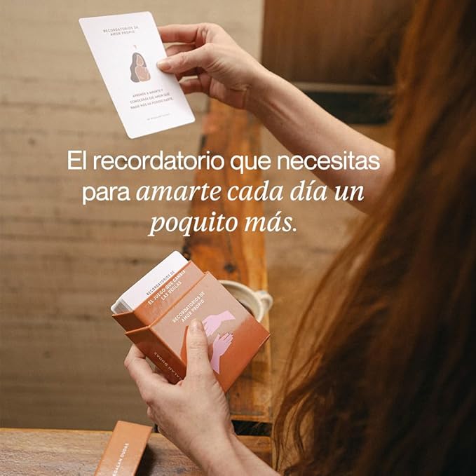 Recordatorios de Amor Propio | Self-Love Card Deck with Over 60 Affirmations | Positive Affirmations and Daily Reflections | Inspiring Gifts | Bring Intention to Every Day