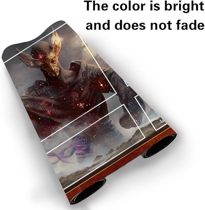 Board Game MTG Playmat Games Size 60X35 cm CCG Compatible for TCG RPG CCG Play mats (Phenax, God of Deception-Zone)