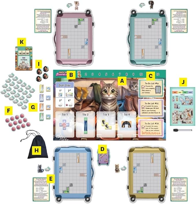 Wacky Wizard Games: Pack The Essentials The Board Game
