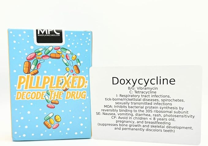 Pillplexed: Decode The Drug - Pharmacy Trivia Game & Gift | Fun & Educational Drug Knowledge Challenge for Students, Professionals, and Healthcare Enthusiasts | Top 300 Medications Game