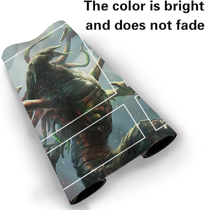 Board Game MTG Playmat Games Size 60X35 cm CCG Compatible for TCG RPG CCG Play mats (Sliver-Hivelord-Zone)