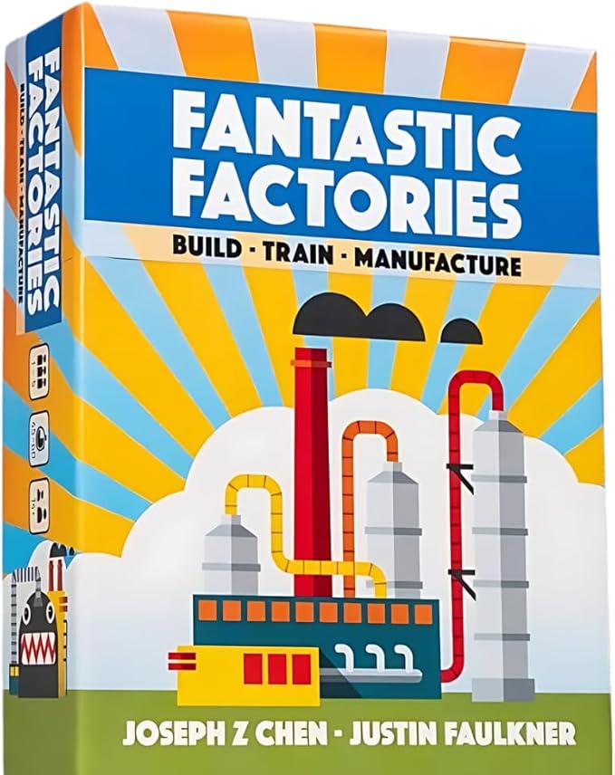 Fantastic Factories The Board Game Deluxe Edition: Core Game, Manufactions, and Subterfuge Expansions (3 Items)
