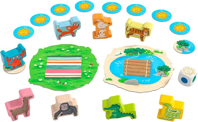 HABA My Very First Games - Animal Upon Animal Junior: Toddler Stacking Game for Preschool Learning Activities & Fun Family Games for Ages 2+