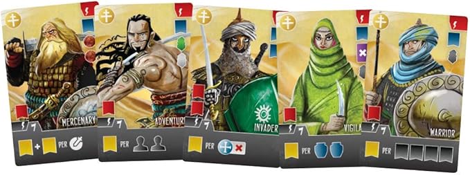 Paladins of The West Kingdom Strategy Board Game, 1-4 Players, Ages 12 and Up, 90-120 Min Play Time, Most Victory Points Win, Build Outposts, Fortifications, Commission Monks, & Confront Outsiders