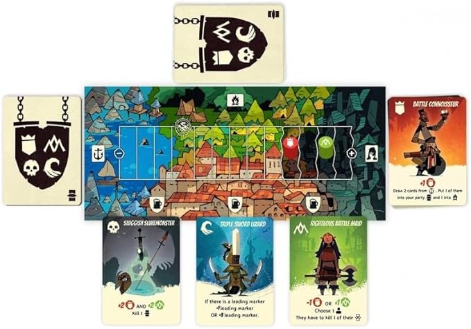 Hidden Leaders Board Game - Deduction and Strategy Game, Fantasy Game for Kids and Adults, Ages 10+, 2-6 Players, 20-40 Minute Playtime, Made by