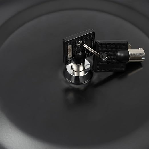 Candy Vending Machine 4X 25 Cents Toys Candy Dispenser Gumball Machine for Retail Stores Parks Game Halls and Home,10.2x10.2x25.2in,with 2 Keys (Black)