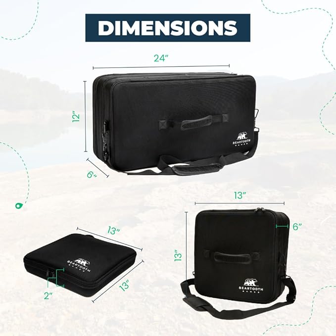 Explorer Series Board Game Bag for Organization, Travel, and Board Game Storage: The Skipper