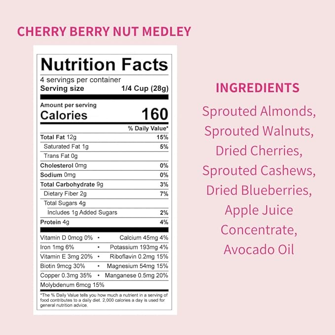 Daily Crunch, Zero Seed Oils, Gluten Free, 4oz (6 Pack, Cherry Berry)