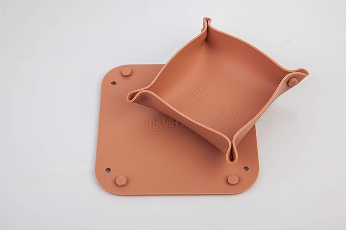 Collapsible Board Game Storage Bowls, Portable Folding Tray Accessory Holds Tabletop Bits, Components, Pieces, Dices for Classic & Modern Gaming, RPG Roleplaying (5-Pack) (Macoron Color)