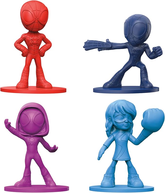 Monopoly Junior: Marvel Spidey and His Amazing Friends Edition Board Game for Kids Ages 5+, with Artwork from The Animated Series, Kids Board Games (Amazon Exclusive)