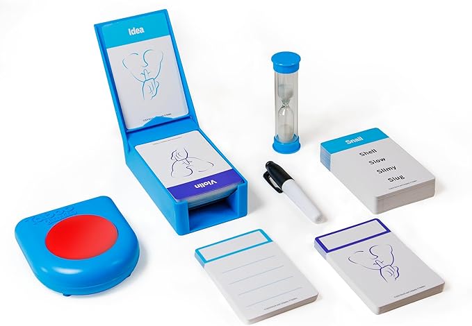 Ageless Games Taboo Charades - Classic Word Guessing & Charades Game for Older Adults - Big Easy to Read Cards for Low Vision - 80 Customizable Word Guess Cards - Fun Family Card Game for Ages 13-103