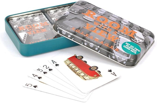 BRISA VW Collection - Volkswagen Samba Bus T1 Camper Van Games in Metal Tin