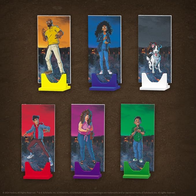 CLUE: Goosebumps, Classic Board Game Inspired R.L. Stine’s Goosebumps Novels, Thwart Slappy's Sinister Plan with Friends and Family of All Ages, Officially Licensed Scholastic Merchandise