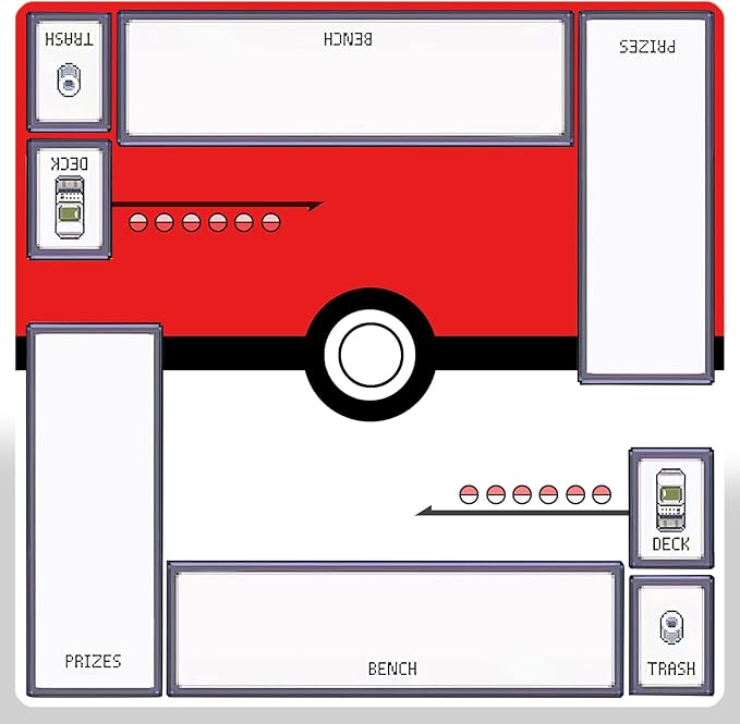 2Player mat Playmat Mat for Game Card Card Game Square Desk Mat for Gamer, Office Home, 60x60cm/23.6x23.6inch