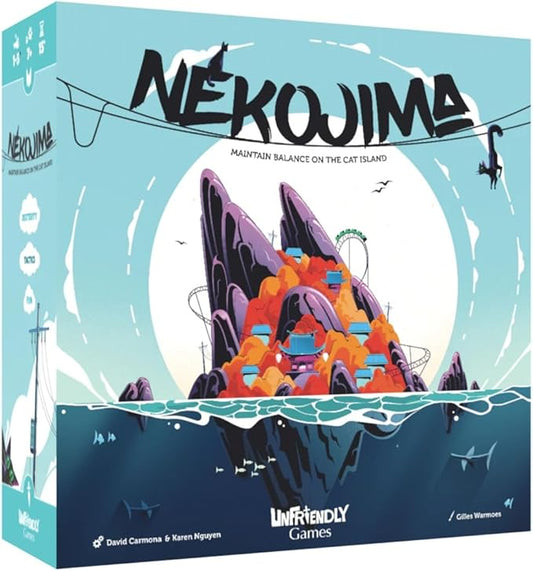 Nekojima - Build The Power Grid but Don't Knock it Down! | Family Game for Kids and Adults for Ages 8 and up | Stacking and Weaving Dexterity Game | 1 to 5+ Players | 15 Minutes