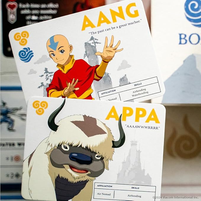 Avatar: The Last Airbender: Aang's Destiny, Cooperative Deck Building Strategy Board Game, Play as Aang, Katara, Appa & More, Fun for Family Game Night, Ages 10+, 2-4 Players, 60 Minutes