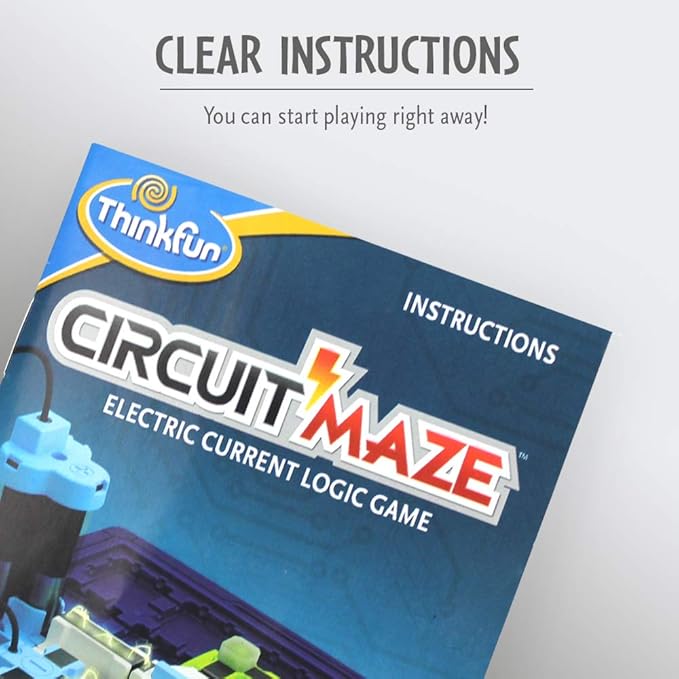 ThinkFun Circuit Maze Game - Brain-Boosting STEM Toy | Teaches Circuitry Through Engaging Gameplay | Toy of The Year Finalist | Ideal for Boys and Girls Age 8 and Up