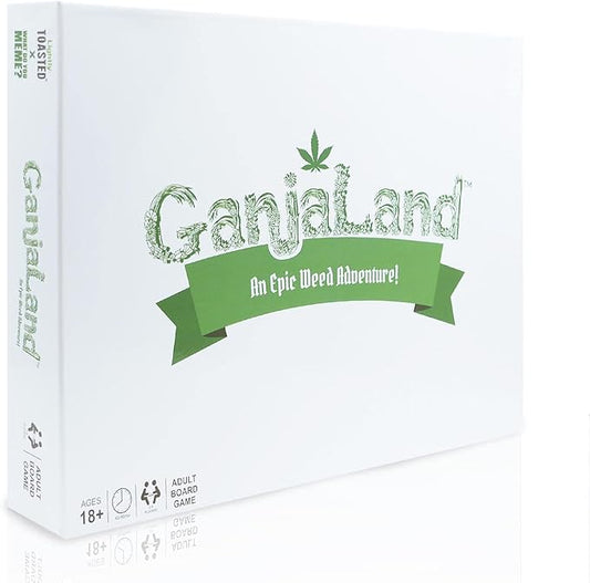 Ganjaland, The Epic Weed Game for Social Gatherings, Weed Board Games for Adults