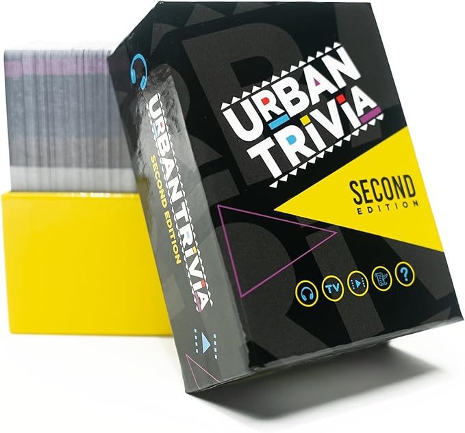 Urban Trivia Card Game - Black Culture, TV, Movies, Music, Sports & Growing Up Black