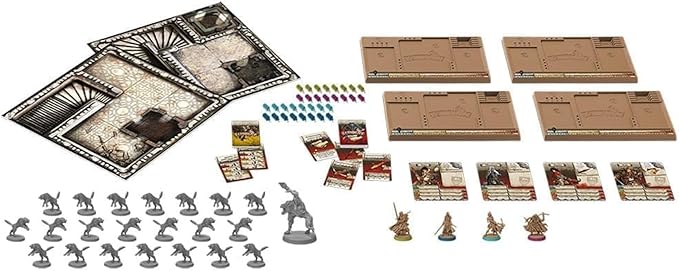 Zombicide Black Plague Wulfsburg Board Game EXPANSION | Strategy Game | Cooperative Board Game for Teens and Adults | Zombie Board Game | Ages 14+ | 1-6 Players | Avg. Playtime 1 Hour | Made by CMON