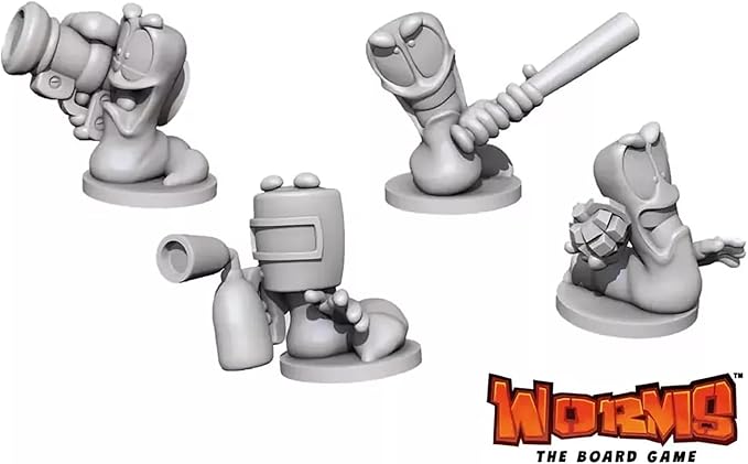 Mantic Games: Worms: The Board Game - Hilarious Tabletop Game Incorporating All The Fun & Shenanigans from The Classic Video Game, Age 10+, 2-6 Player