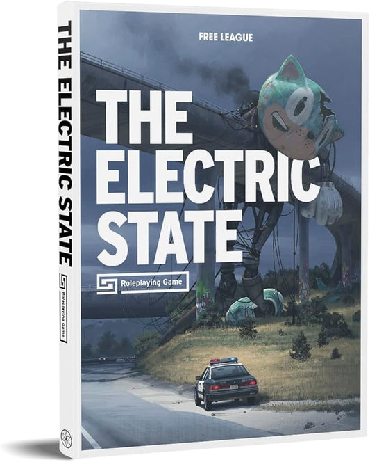 Free League Publishing The Electric State RPG Core Rulebook Tabletop Roleplaying Game for Adults, Family, Teens 14+
