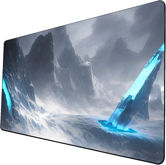 AI Painting TCG Playmat - MTG Trading Card Game Mat, 24x14 Inches Original Playmats, Smooth Surface for Rubber Collection - Dark Swamp Design 413-73