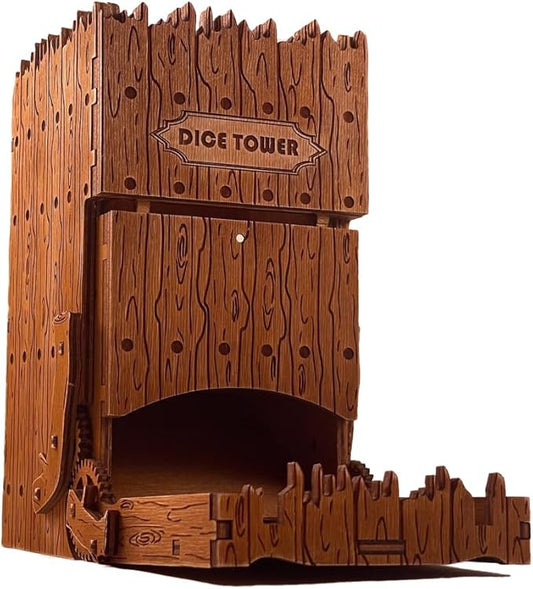 Steampunk Dice Tower DND Dice Roller - Premium Tower Roller - Portable Dice Tower for Tabletop Games - Durable Dice Roll Accessory - Ideal for DND and Board Games
