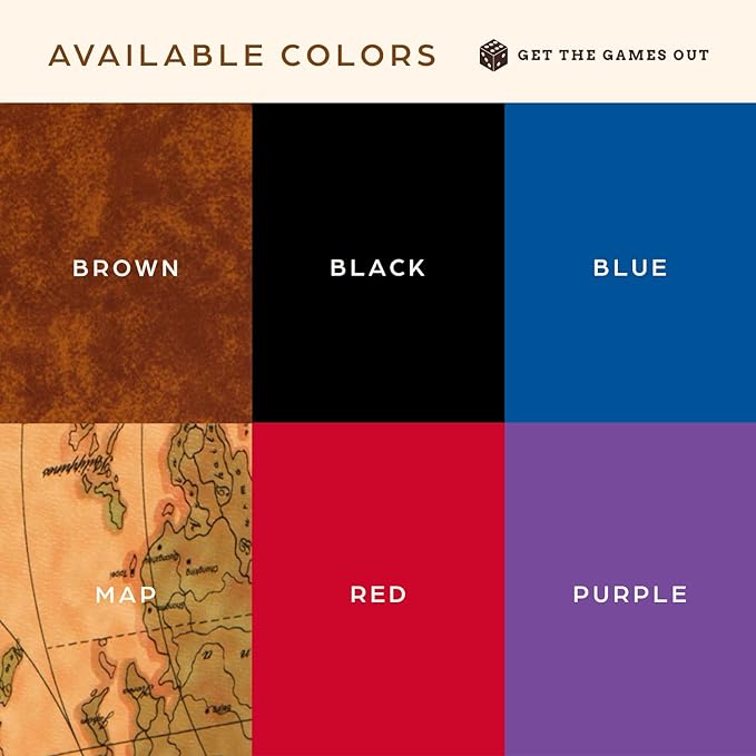 Get The Games Out Top Backgammon Set - Small Travel Size Classic Board Game Case - Best Strategy & Tip Guide (Purple, Small)