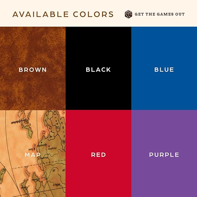 Get The Games Out Top Backgammon Set - Classic Board Game Case - Best Strategy & Tip Guide - Available in Small, Medium and Large Sizes (Red, Medium)