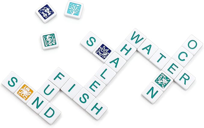 BANANAGRAMS Oceanic Edition Family Board Game, (u-3c-25447)