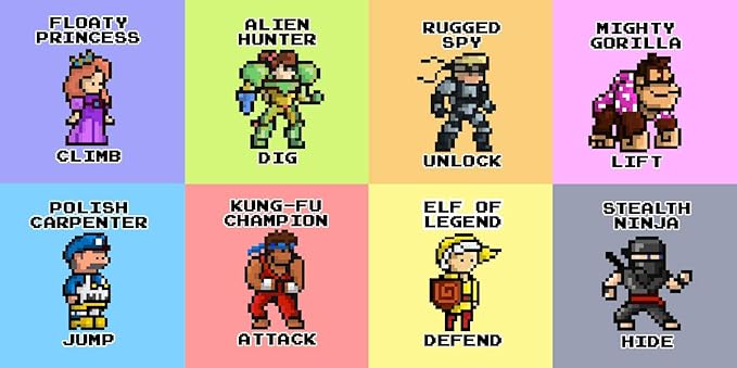 The Board-Game Played Like a Retro Pixel Video Game!