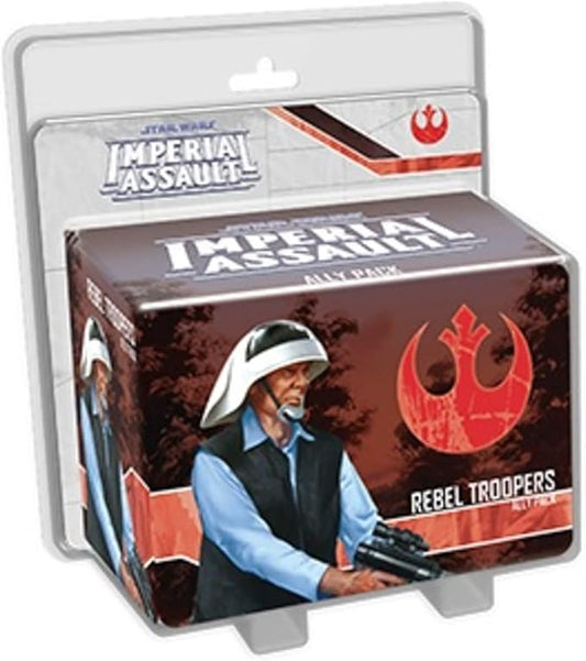 Fantasy Flight Games Star Wars Imperial Assault Board Game Rebel Troopers ALLY PACK - Epic Sci-Fi Miniatures Strategy Game for Kids and Adults, Ages 14+, 1-5 Players, 1-2 Hour Playtime.